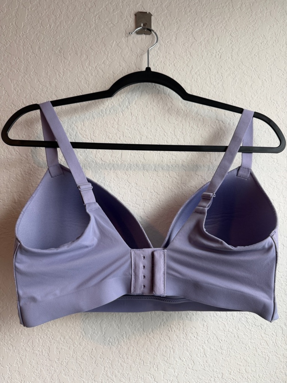 Soma Lavender Lace-Pattern Wireless Comfort Bra - Picture 3 of 8